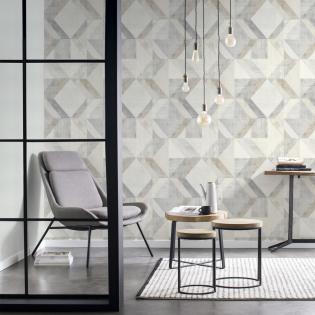 Tapeta Rasch Color your life 311921 geometryczna beżowa