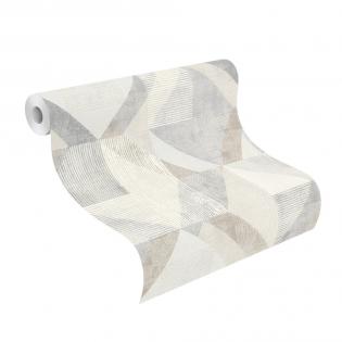 Tapeta Rasch Color your life 311921 geometryczna beżowa