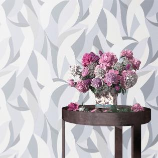 Tapeta Erismann Elle Decoration III 10331-10 abstrakcja szaro-biała