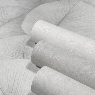 Tapeta Marburg Kumano 34509 liście szare