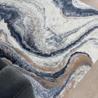 Dywan Ragolle Argentum 63618 8656 abstrakcyjny niebieski