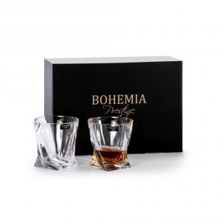 Szklanka Bohemia Quadro do whisky 340ml 6 szt.