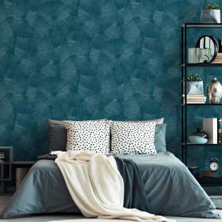 Tapeta Erismann Fashion for walls III 10219-19 wachlarze turkusowe