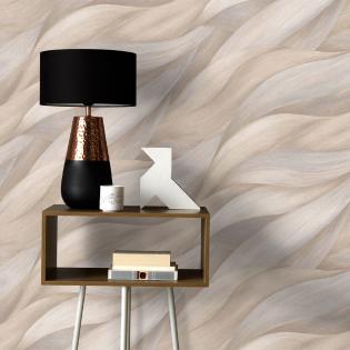 Tapeta Erismann Casual Chic 10257-02 fala beżowa