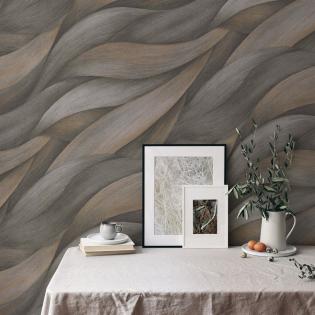Tapeta ścienna Erismann Casual Chic 10257-10 fale brązowe