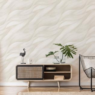 Tapeta Erismann Casual Chic 10257-01 fala kremowa