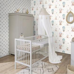 Tapeta Rasch Kids World 300512 zwierzęta i balony