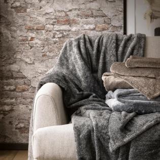 Koc Bugatti Melange 3300/800 szary 160x220