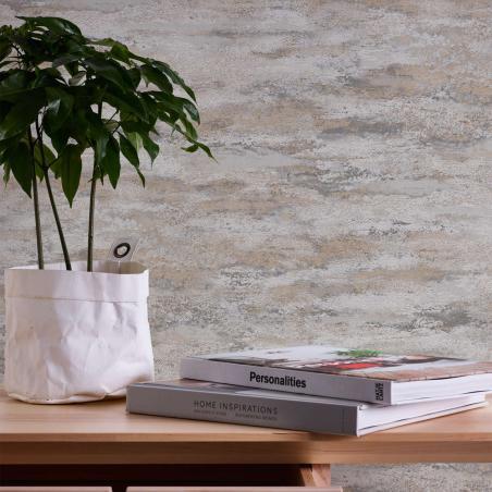 Tapeta ścienna AS Creation Attractive II 39041-5 imitacja tynku beżowo-szara