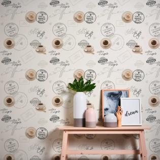 Tapeta AS Creation Cocktail II 94308-1 kuchenna kremowa