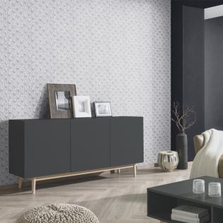 Tapeta Erismann Spotlight 10106-34 geometryczna srebrna