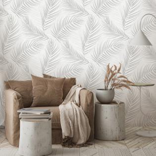 Tapeta Erismann Fashion for walls III 10221-31 liście kremowe