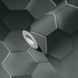 Tapeta AS Creation Pint Walls 38723-3 geometryczna heksagony czarne