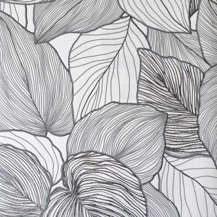 Tapeta Erismann Collage 10381-10 roślinna kremowo-czarna