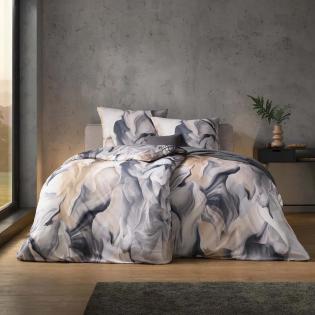 Pościel Estella Antonio 6997/850 mako interlock jersey beżowo-szara