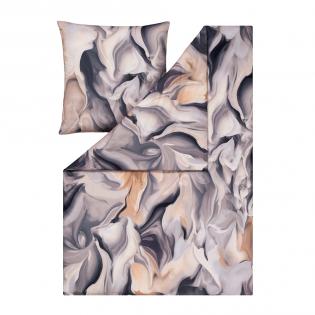 Pościel Estella Antonio 6997/850 mako interlock jersey beżowo-szara