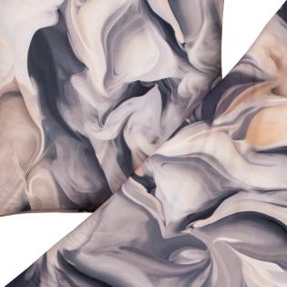 Pościel Estella Antonio 6997/850 mako interlock jersey beżowo-szara