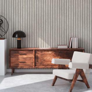 Tapeta AS Creation Pint Walls II 39109-5 lamele 3D szare