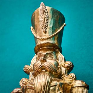 Figurka Dziadek do orzechów złoty 53cm