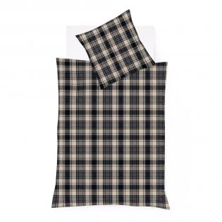 Pościel Flueresse Lech 604264/07 flanela krata grafitowa