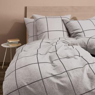 Pościel Flueresse Lech 604311/11 flanela krata szara