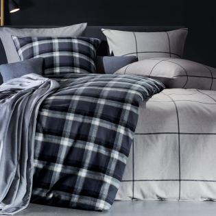 Pościel Flueresse Lech 604311/11 flanela krata szara