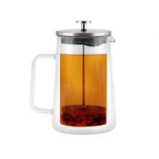 Zaparzacz do herbaty 1000ml Diva Vialli Design srebrny mat