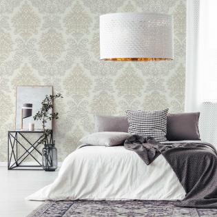 Tapeta AS Creation Metropolitan Stories 36898-2 ornamenty białe brokat