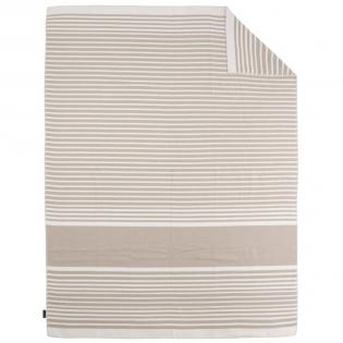 Koc Ibena Ibiza 3060-300 pasy beżowo-kremowe 150x200