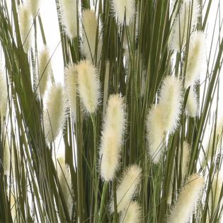 Sztuczna trawa dekoracyjna z białymi pampasami 90cm w doniczce