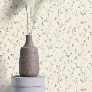 Tapeta Rasch Country Charme 486131 delikatne listki beżowe