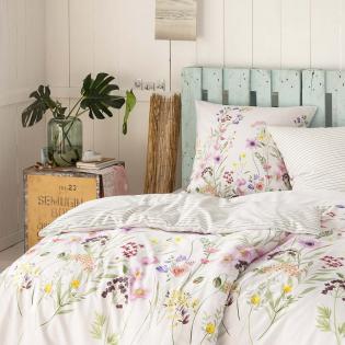 Pościel Estella Rosie 4811/985 mako satyna kwiaty polne
