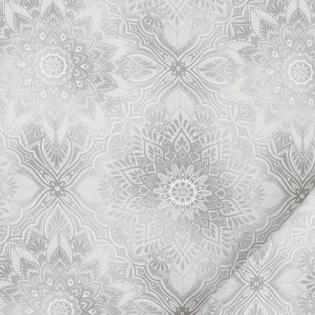 Pościel Estella Amelie 6893/820 mako interlock jersey ornament szary