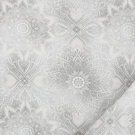 Pościel Estella Amelie 6893/820 mako interlock jersey ornament szary