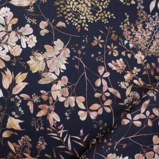 Pościel Estella Mirella DD 7924/625 mako satyna granatowa