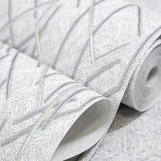 Tapeta Vilia Vegas 1575-22/1545-22 geometryczna kreski szare