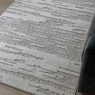 Dywan sznurkowy Costa 26 nowoczesny na balkon szary