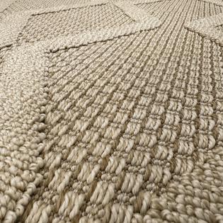 Dywan sznurkowy Costa 28 beżowy geometryczny