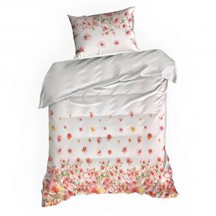 Pościel Eurofirany Classic Satin Spring 01 satyna kolorowe kwiaty