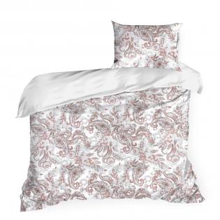 Pościel Eurofirany Classic Satin 09 satyna bawełniana ornament różowy