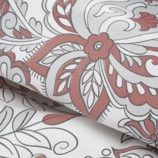 Pościel Eurofirany Classic Satin 09 satyna bawełniana ornament różowy