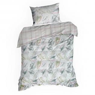 Pościel Eurofirany Classic Renforce Deluxe Sara 26 bawełniana delikatne liście