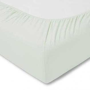 Prześcieradło Estella z gumką zwirn-jersey 080 jade zieleń