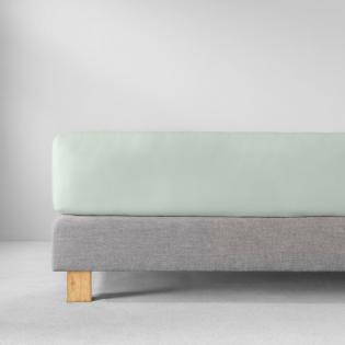 Prześcieradło Estella z gumką zwirn-jersey 080 jade zieleń