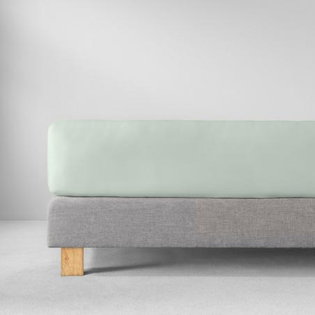 Prześcieradło Estella z gumką zwirn-jersey 080 jade zieleń