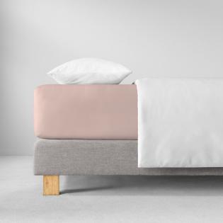 Prześcieradło Estella z gumką zwirn-jersey 400 rosa jasne różowe