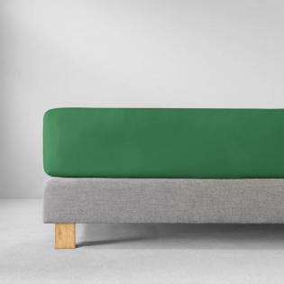 Prześcieradło Estella z gumką zwirn-jersey 525 gras zielone