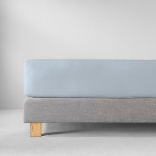 Prześcieradło Estella z gumką zwirn-jersey 615 wolke jasne niebieskie