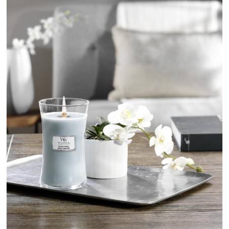 Woodwick Seaside Neroli świeca zapachowa duża z drewnianym knotem