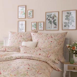 Pościel Estella Dilara 7937/200 mako satyna drobne kwiaty